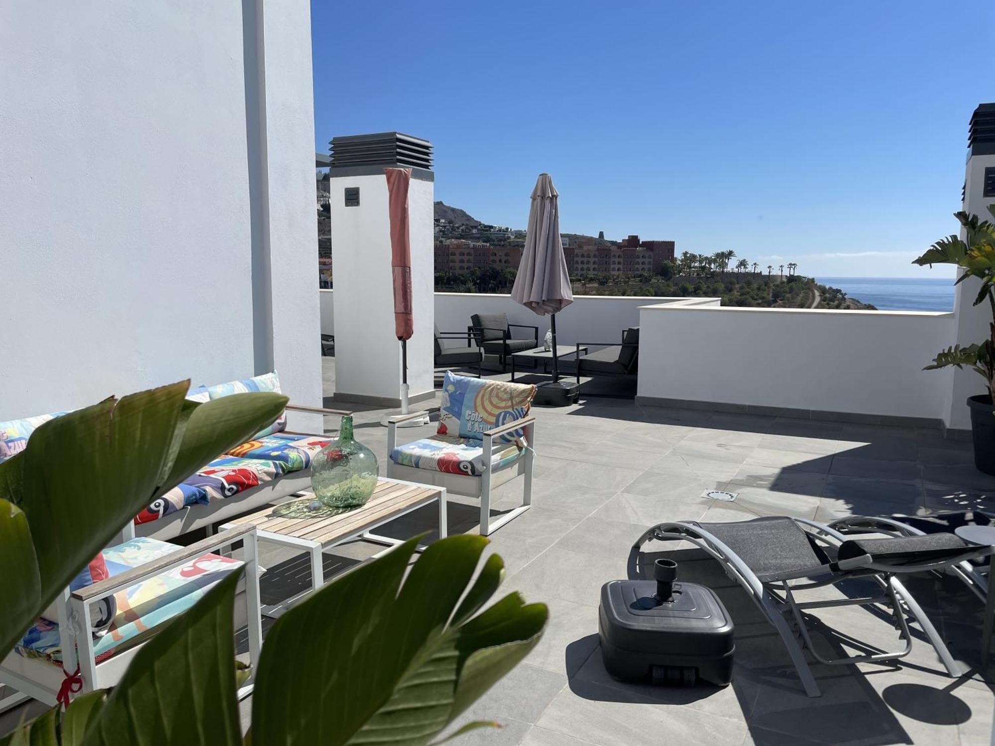 Sunny Penthouse Beach Apartment With Panoramic Views Almuñécar Exterior foto