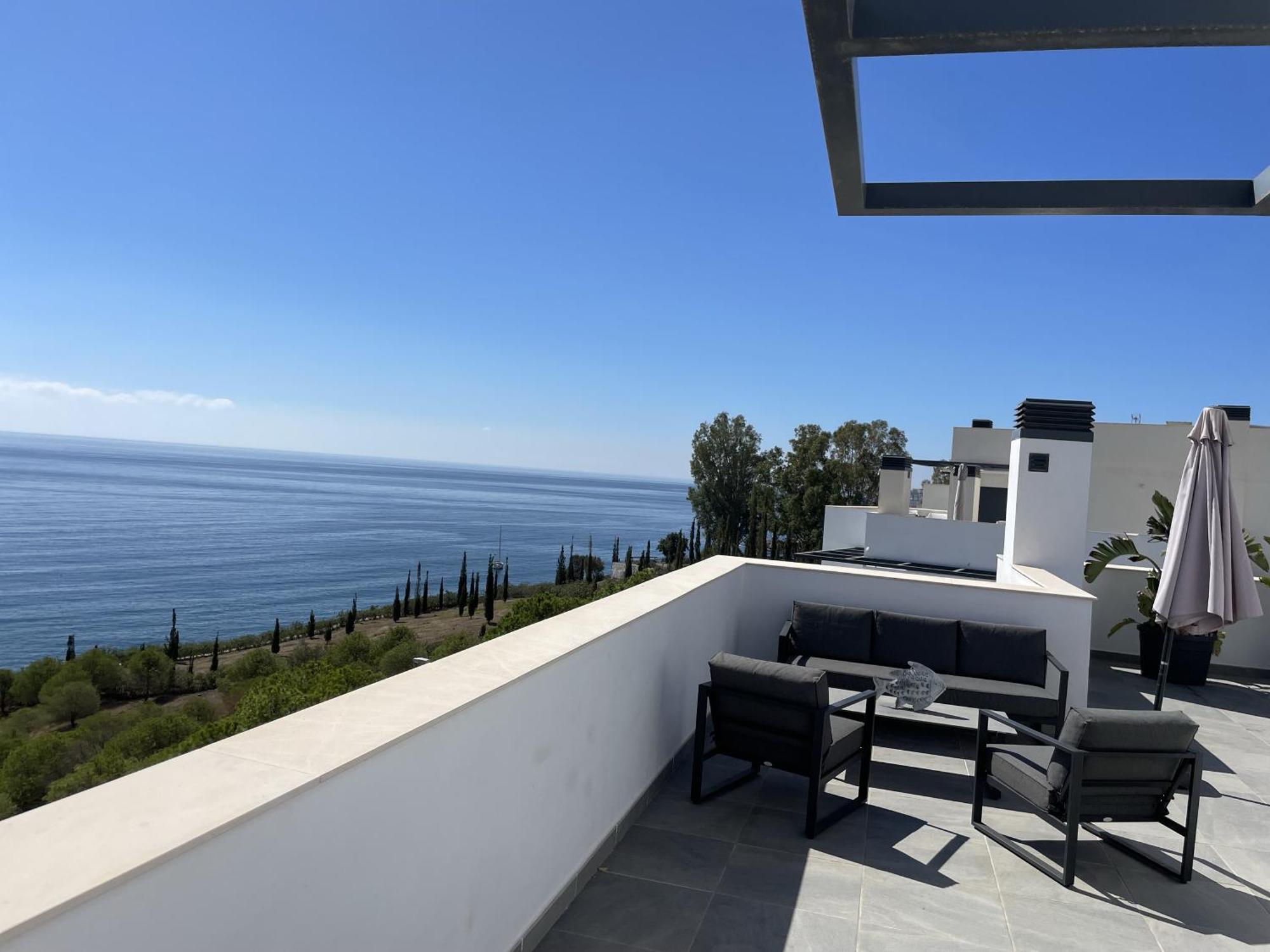 Sunny Penthouse Beach Apartment With Panoramic Views Almuñécar Exterior foto