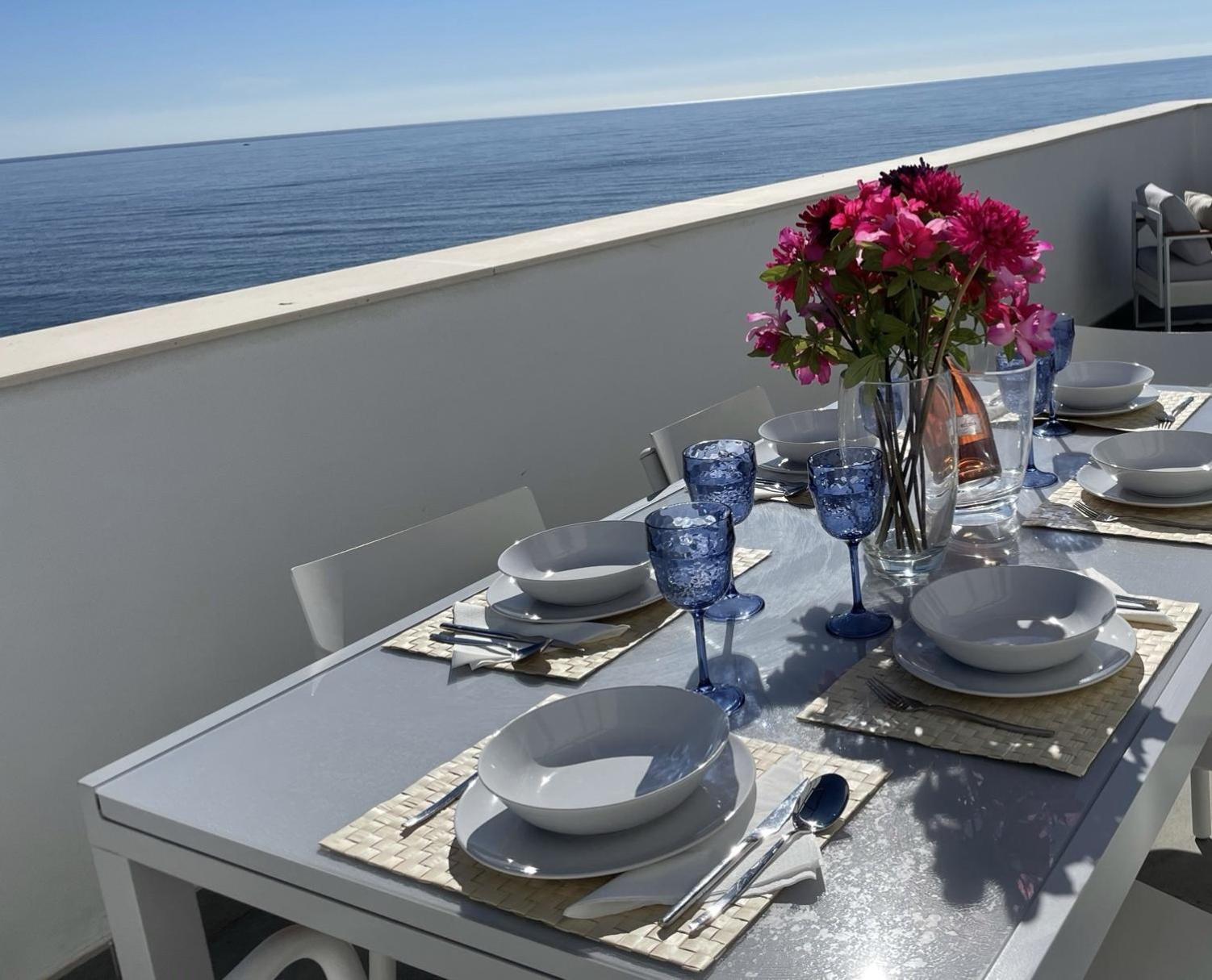 Sunny Penthouse Beach Apartment With Panoramic Views Almuñécar Exterior foto